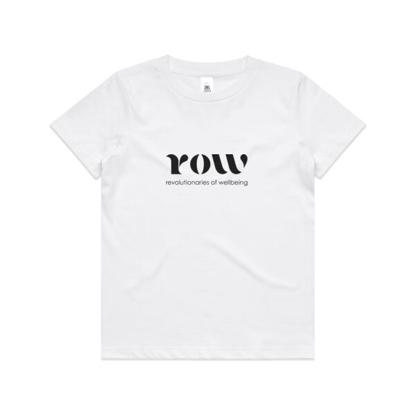 ROW White - Kids Youth T shirt Thumbnail